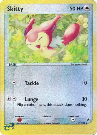 Skitty Reverse Holo 71 Normal