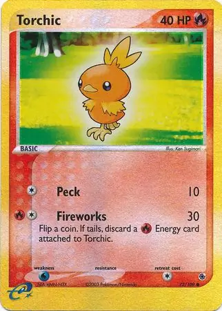Torchic Reverse Holo 73 Normal