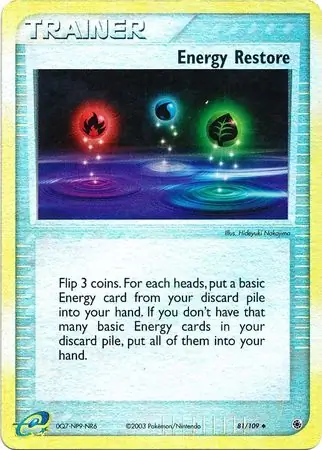 Energy Restore Reverse Holo 81 Normal