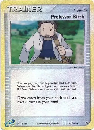 Professor Birch Reverse Holo 89 Normal