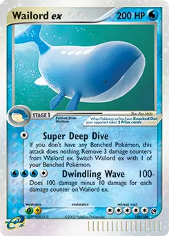 Wailord ex 100