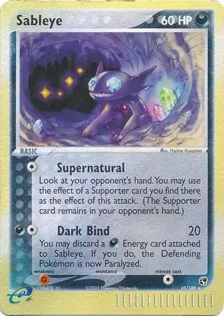 Sableye Reverse Holo 10 Normal