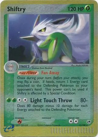 Shiftry Reverse Holo 12