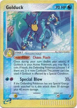 Golduck Reverse Holo 17 Normal