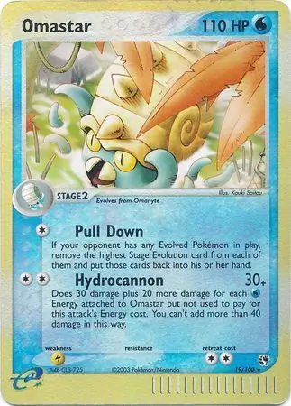 Omastar Reverse Holo 19 Normal