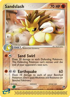 Sandslash 21 Normal