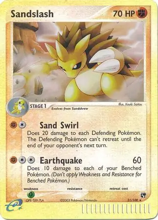 Sandslash Reverse Holo 21 Normal