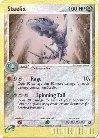 Steelix Reverse Holo 23 Normal