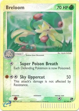 Breloom Reverse Holo 33 Normal