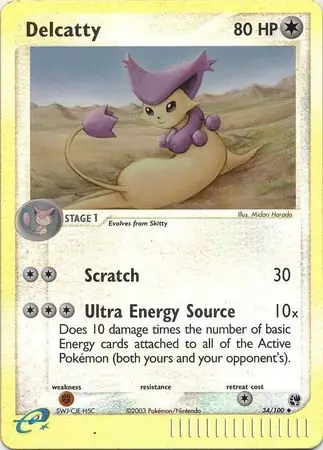 Delcatty Reverse Holo 34 Normal