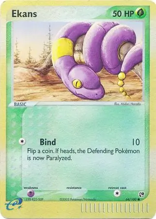 Ekans Reverse Holo 64