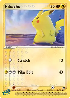 Pikachu 72 Normal