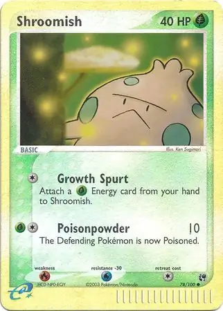 Shroomish Reverse Holo 78 Normal