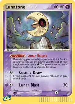 Lunatone Holo 8 Normal
