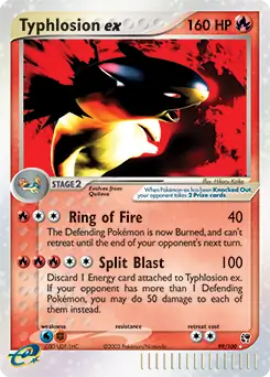 Typhlosion ex 99 Normal