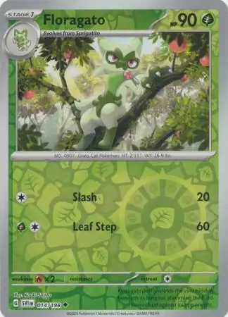 Floragato Reverse Holo 014