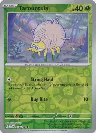 Tarountula Reverse Holo 016 Normal