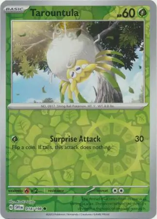 Tarountula Reverse Holo 018