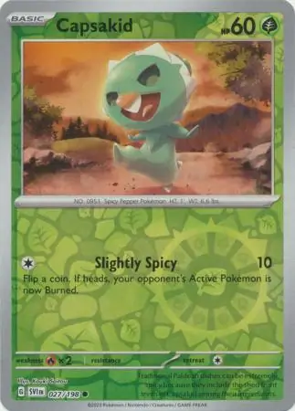 Capsakid Reverse Holo 027