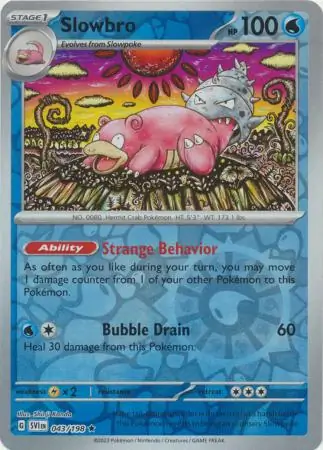 Slowbro Reverse Holo 043