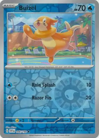 Buizel Reverse Holo 046