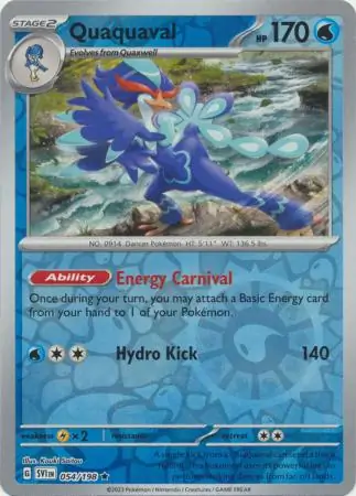 Quaquaval Reverse Holo 054 Normal