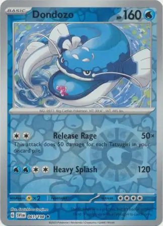 Dondozo Reverse Holo 061