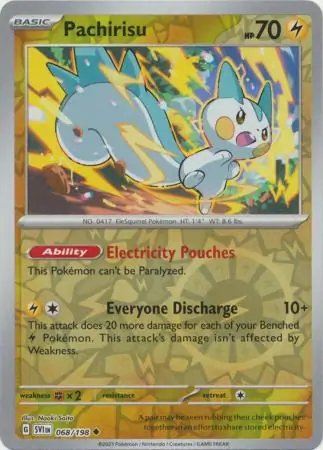 Pachirisu Reverse Holo 068