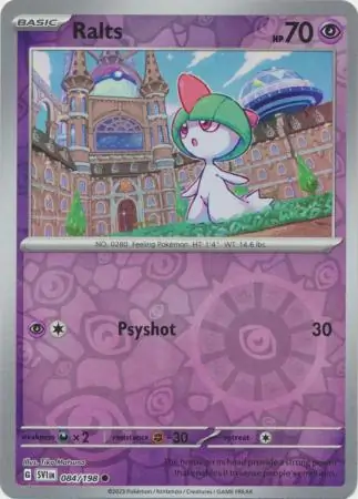 Ralts Reverse Holo 084