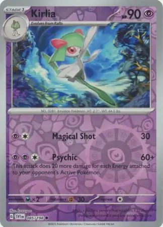 Kirlia Reverse Holo 085
