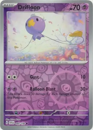 Drifloon Reverse Holo 089