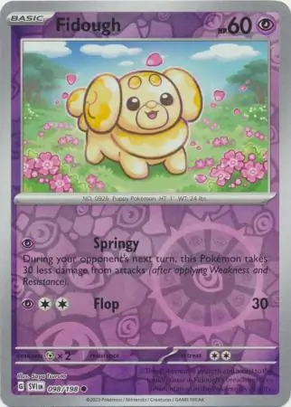 Fidough Reverse Holo 098 Normal