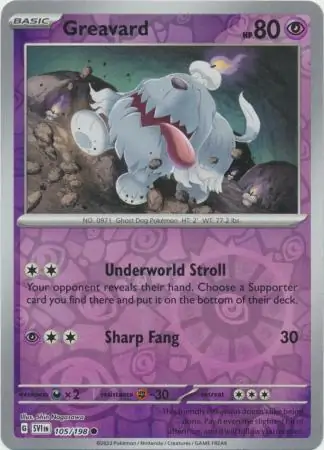 Greavard Reverse Holo 105