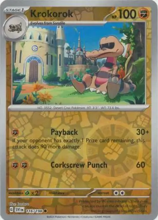 Krokorok Reverse Holo 116