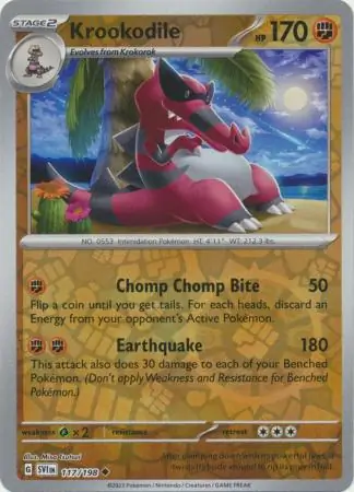 Krookodile Reverse Holo 117