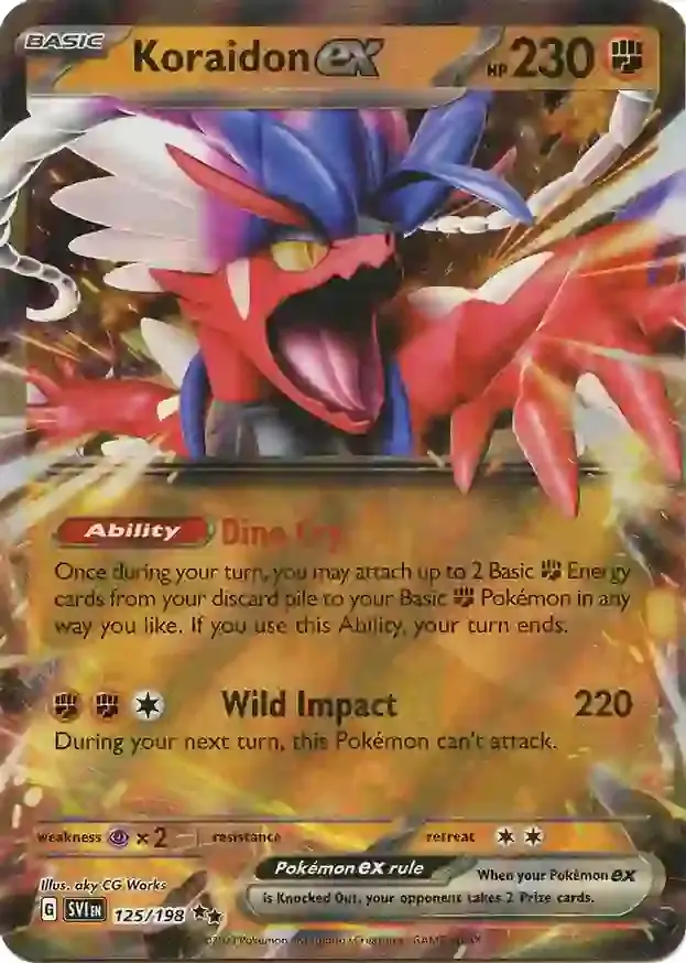 Koraidon ex 125