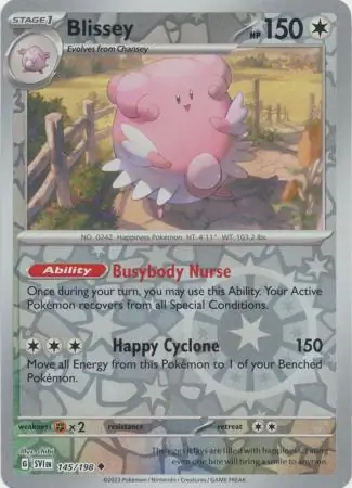 Blissey Reverse Holo 145 Normal