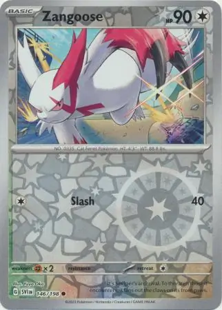 Zangoose Reverse Holo 146 Normal