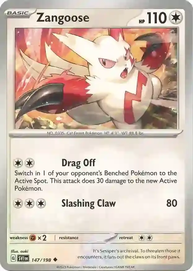 Zangoose 147 Normal