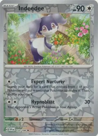 Indeedee Reverse Holo 153