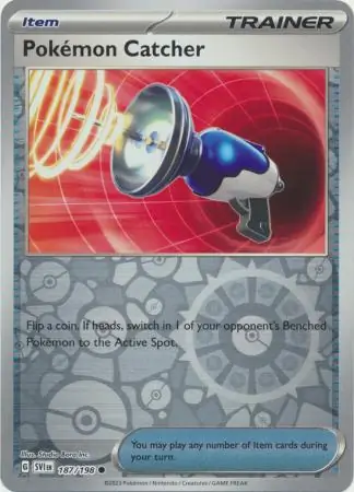 Pokemon Catcher Reverse Holo 187