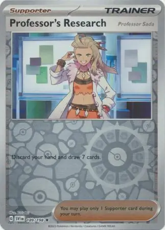 Professor's Research Reverse Holo 189 Normal