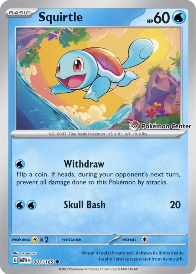 Squirtle Pokemon Center 007