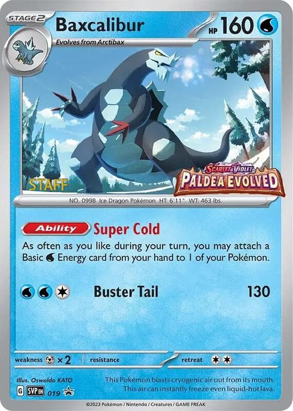 Baxcalibur Prerelease Staff 019 Normal