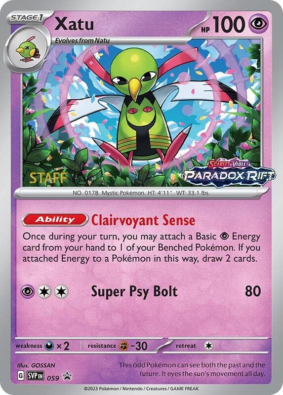 Xatu Staff Prerelease 059 Normal