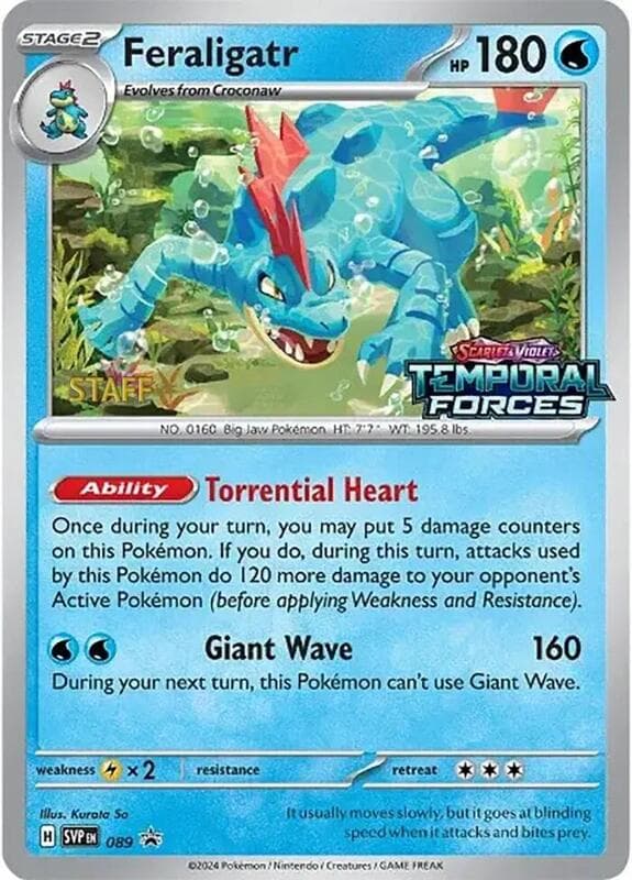 Feraligatr Staff Prerelease 089 Normal