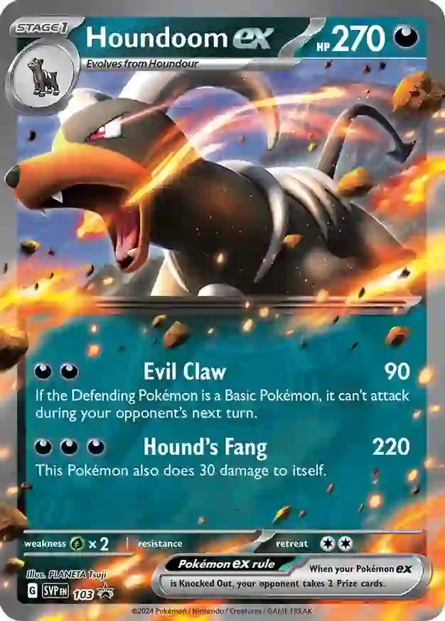 Houndoom ex 103 Normal