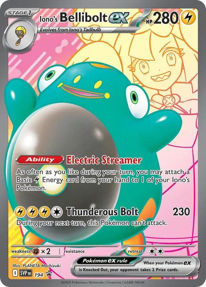 Iono's Bellibolt ex 194 Normal