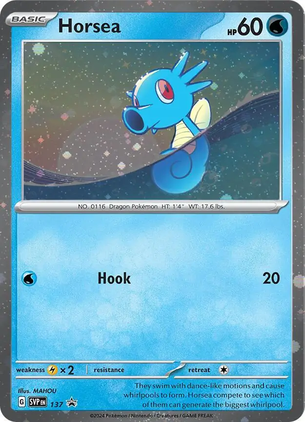 Horsea Cosmos Holo 137 Normal