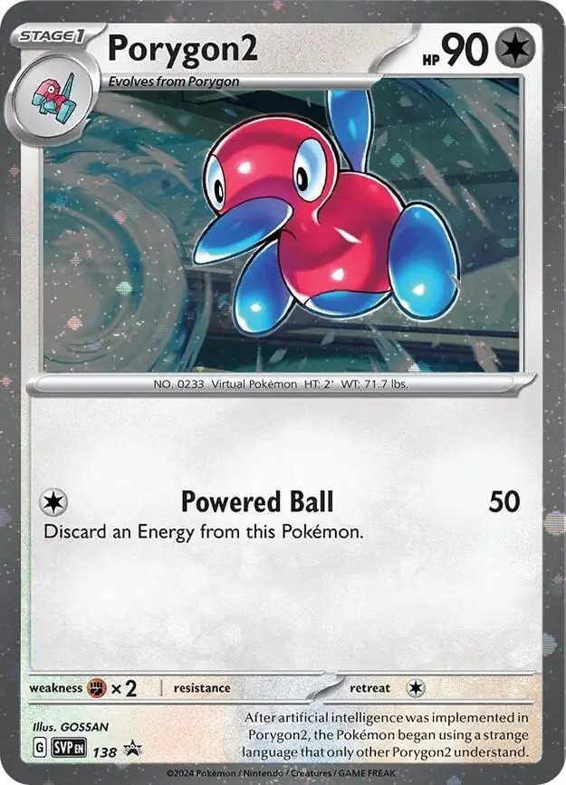 Porygon2 Cosmos Holo 138
